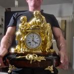 Pendule Louis XIV Brons, Marmer - 1850-1900, Antiek en Kunst, Antiek | Klokken