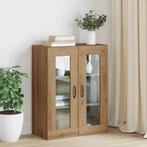 vidaXL Hangende Wandkast Bruin 69.5 x 34 x 90 cm Bewerkt, Minder dan 50 cm, Verzenden, Nieuw, Minder dan 100 cm