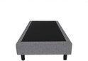 Boxspring 100x220 Linnenlook Grijs, Huis en Inrichting, Verzenden, Nieuw, Grijs, Modern