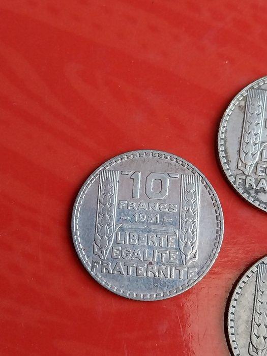 Frankrijk. Lot de 13 monnaies en argent (50 Centimes a 10, Postzegels en Munten, Munten | Europa | Niet-Euromunten