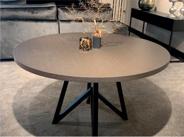 Ronde eettafel op maat (Puuur) ø120cm MDF Mat beschikbaar voor biedingen