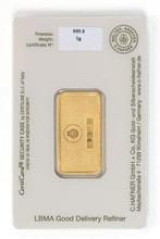 5 gram - Goud .999 - C. Hafner - Verzegeld en met, Postzegels en Munten, Edelmetalen en Baren