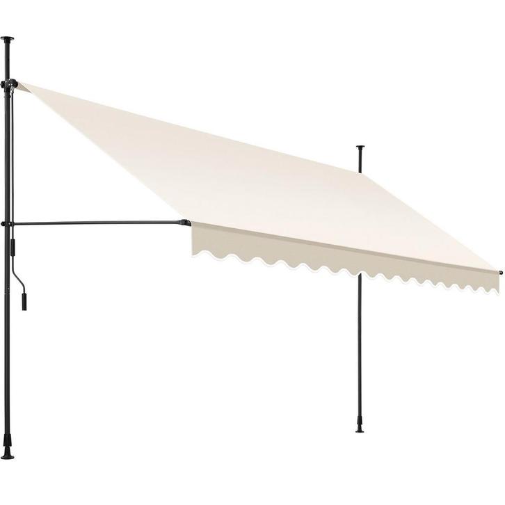 Klemluifel met zwengel, in hoogte verstelbaar - 400 x 180 cm, Tuin en Terras, Overige Tuin en Terras, Verzenden