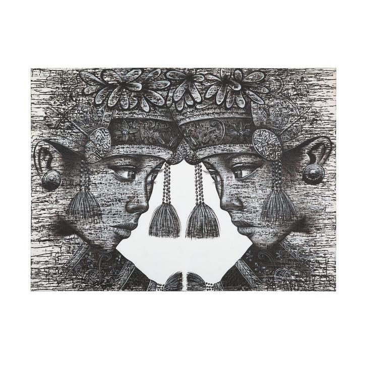 *WOONWINKEL* Must Living Balinese Tweeling Schilderij Bali, Huis en Inrichting, Woonaccessoires | Schilderijen, Tekeningen en Foto's