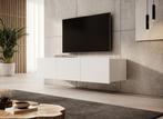 Meubella TV-Meubel Calabas wit 150 cm hangend, Nieuw, Overige materialen, Minder dan 100 cm, 25 tot 50 cm