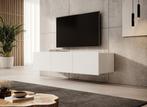 Meubella TV-Meubel Calabas wit 150 cm hangend, Huis en Inrichting, Kasten | Televisiemeubels, Overige materialen, 100 tot 150 cm
