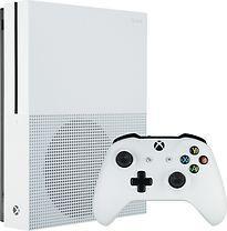 Microsoft Xbox One S 1TB [incl. draadloze controller] wit, Spelcomputers en Games, Spelcomputers | Xbox One, Zo goed als nieuw