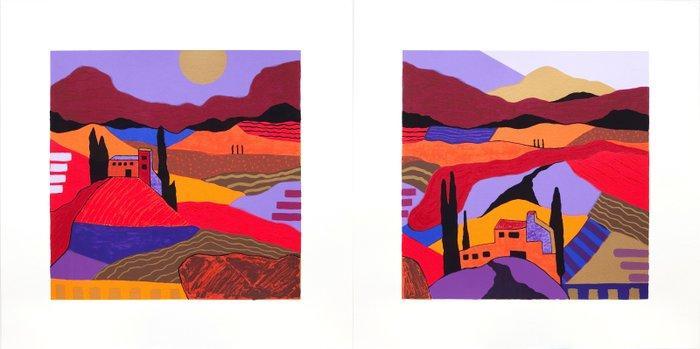 Ronald Boonacker (1955) - Lombardije I & II, Italy, Antiek en Kunst, Antiek | Overige Antiek