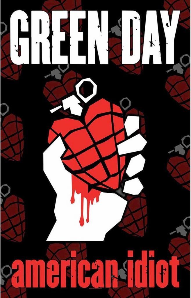 Green Day American Idiot Textielposter officiële merchandise, Verzamelen, Muziek, Artiesten en Beroemdheden, Poster, Artwork of Schilderij