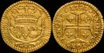 Portugal Jaoa V 480 reis 1723 goud, Postzegels en Munten, Verzenden