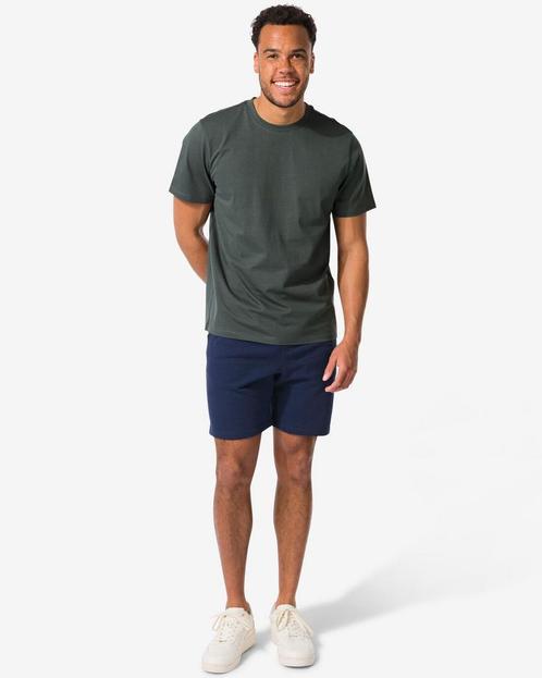 HEMA Heren sweatshort donkerblauw, Kleding | Heren, Overige Herenkleding, Nieuw, Verzenden