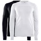 CRAFT  Core 2-Pack Baselayer Tops M - Black White, Heren, Nieuw, Overige maten, CRAFT