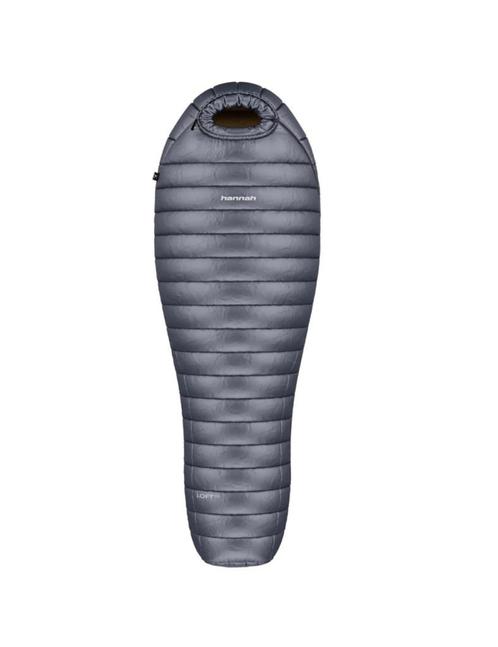 Hannah mummyslaapzak Loft 250 Ebony 185L lichtgewicht don..., Caravans en Kamperen, Slaapzakken, Nieuw, Verzenden