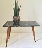 Salontafel - vintage koffietafel met marmer-look formica