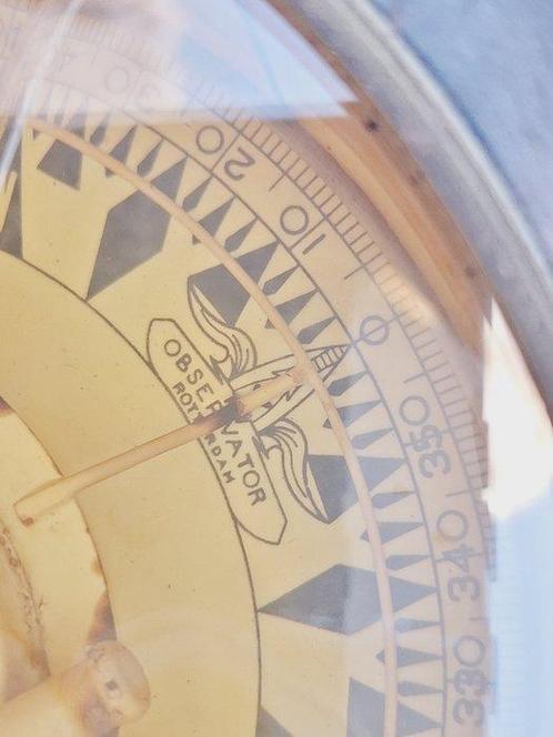 Scheepskompas - Messing en glas - Observator Rotterdam -, Antiek en Kunst, Curiosa en Brocante
