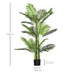 Kunstplant, Kunstpalm, Incl. Plantenbak; 19,5 Cm X 19,5 Cm X