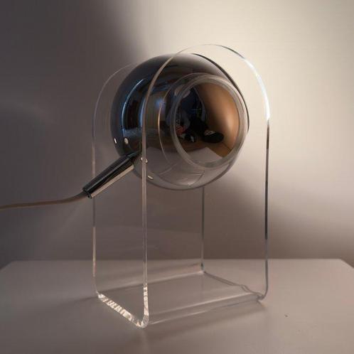Tafellamp - Chroom - Oogbol, Antiek en Kunst, Antiek | Lampen