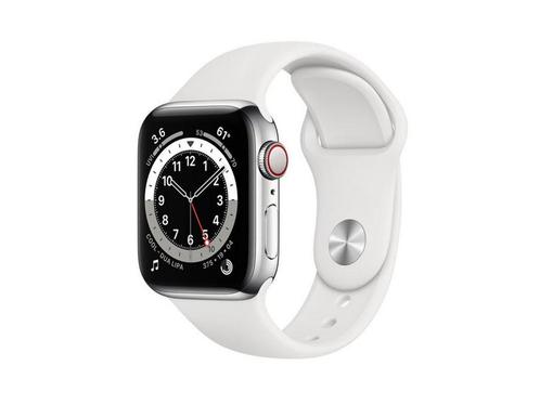 Apple Watch Series 6 40mm Cellular Stainless Steel, Huis en Inrichting, Woonaccessoires | Overige, Zo goed als nieuw, Verzenden