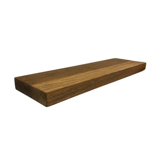 Houten wandplank - Castle brown - Klein - 4cm dik eiken - Re, Huis en Inrichting, Woonaccessoires | Wandplanken en Boekenplanken