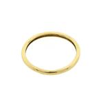 Gouden aanschuifring, Gebruikt, Overige kleuren, 19 tot 20, Ophalen of Verzenden