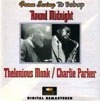 cd - Thelonious Monk / Charlie Parker  - Round Midnight, Zo goed als nieuw, Verzenden