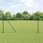vidaXL Euro Tuinhek met 7 spijkerpalen 1,6 x 10 m van, Verzenden, Nieuw, IJzer