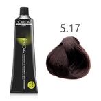 LOréal  INOA  5.17 Licht As Metallicbruin  60 gr, Sieraden, Tassen en Uiterlijk, Uiterlijk | Haarverzorging, Verzenden, Nieuw