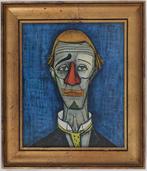 Bernard Buffet (1928-1999) - Le Clown au fond bleu