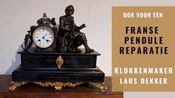 FRANSE PENDULE REPARATIE - Klokkenmaker Lars Dekker Alkmaar