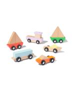 HEMA Houten set boten - 6 stuks, Kinderen en Baby's, Speelgoed | Speelgoedvoertuigen, Verzenden, Nieuw