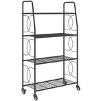 Metalen Plantenstandaard Met 4 Niveaus, Robuust Ladderrek Vo, Verzenden, Nieuw