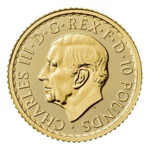 Verenigd Koninkrijk. 10 Pounds 2024 1/10 oz £10 GBP UK Gold, Postzegels en Munten, Edelmetalen en Baren