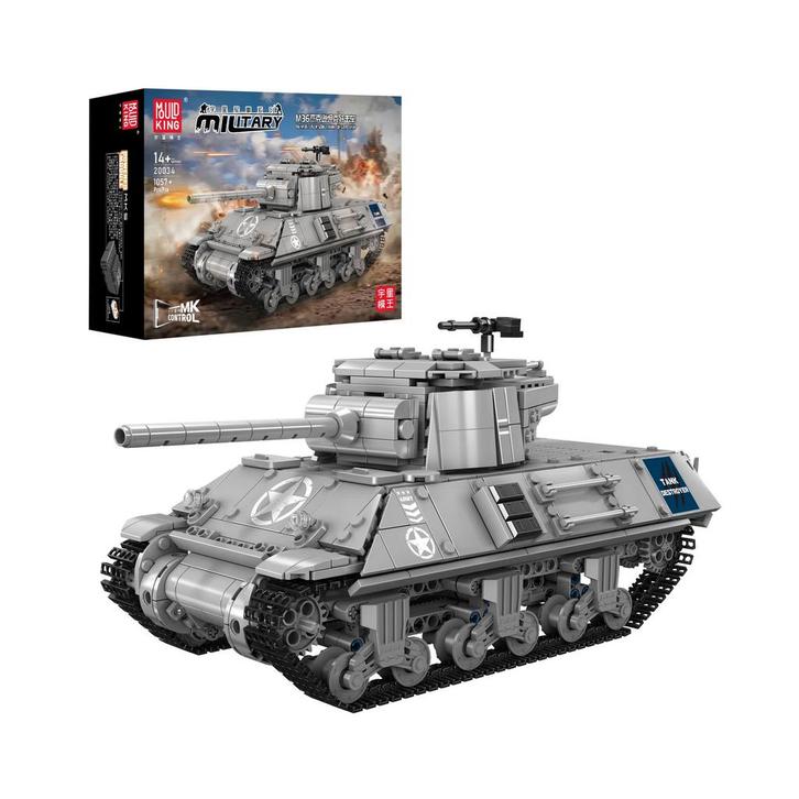 Mould King M36 Jackson Tank Destroyer (Leger bouwsets), Kinderen en Baby's, Speelgoed | Bouwstenen, Nieuw, Verzenden