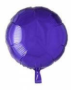 Helium Ballon Rond Paars 46cm leeg, Hobby en Vrije tijd, Feestartikelen, Verzenden, Nieuw