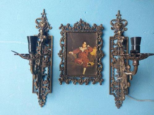DEste - Wandkandelaar (3) - PH 4/3 - Verguld brons, Antiek en Kunst, Curiosa en Brocante