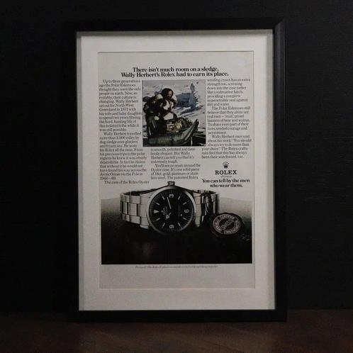 Vintage Rolex Explorer advertentie, Boeken, Catalogussen en Folders, Nieuw, Verzenden