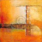 Kunstdruk Bea Danckaert - Stairway to heaven 98x98cm, Huis en Inrichting, Woonaccessoires | Schilderijen, Tekeningen en Foto's