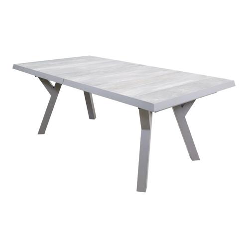 Uittrektafel Castilla Pardo 204/264x102 cm - beige, Huis en Inrichting, Stoelen, Nieuw, Ophalen of Verzenden