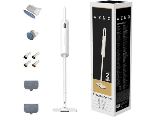 AENO SM1 - Stoommop - 11-in-1 Stoomreiniger 110°C - 38 min, Huis en Inrichting, Woonaccessoires | Overige, Zo goed als nieuw, Verzenden