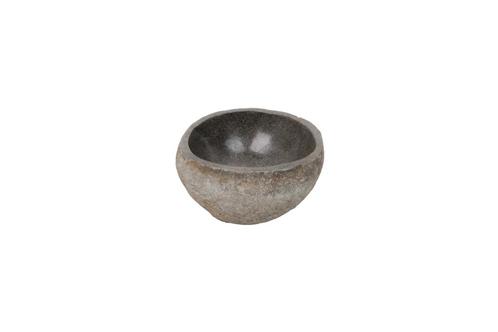 Natuurstenen Waskom Fontein Riviersteen-24x24x13, Doe-het-zelf en Verbouw, Sanitair, Nieuw, Verzenden