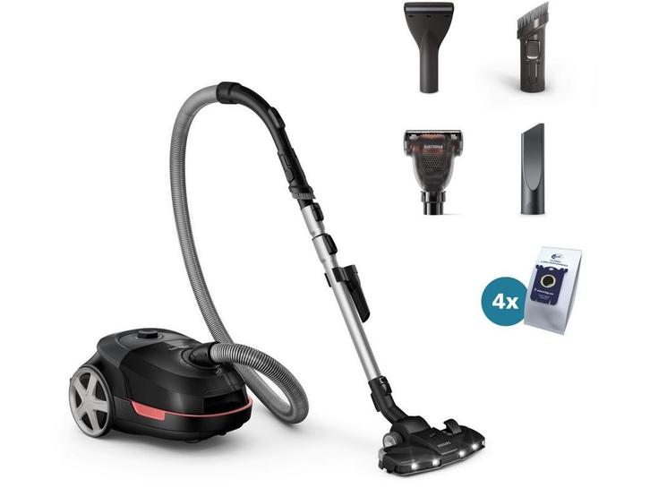 Philips XD6142/12 - Stofzuiger met stofzak - TriActive+, Huis en Inrichting, Woonaccessoires | Overige, Zo goed als nieuw, Verzenden