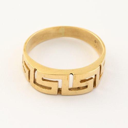 Ring - 14 karaat Geel goud, Sieraden, Tassen en Uiterlijk, Ringen
