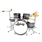 Miniatuur decoratief Ludwig grijs drumstel, Ophalen of Verzenden, Nieuw, Overige typen