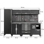 Gereedschapskasten set wandlengte 264 cm. tweedeurs lage, Ophalen of Verzenden, Nieuw