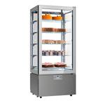 GGM Gastro | Panoramische vitrine - 457 liter - 800mm - 5 |, Witgoed en Apparatuur, Koelkasten en IJskasten, Verzenden, Nieuw