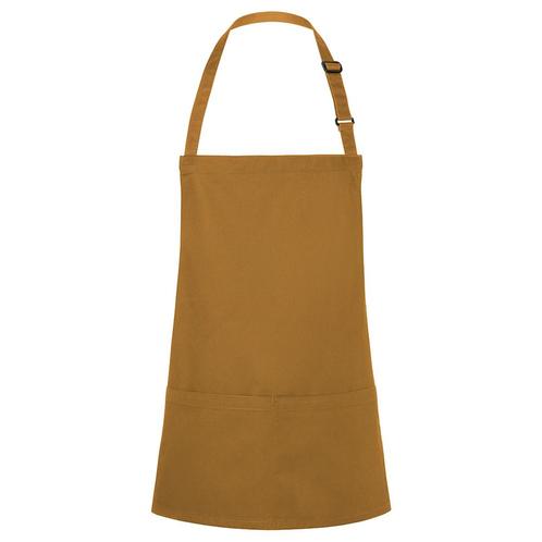 GGM Gastro | KARLOWSKY | Slabbenschort Kort Basic - Mosterd, Huis en Inrichting, Keuken | Textiel, Overige kleuren, Nieuw, Schort