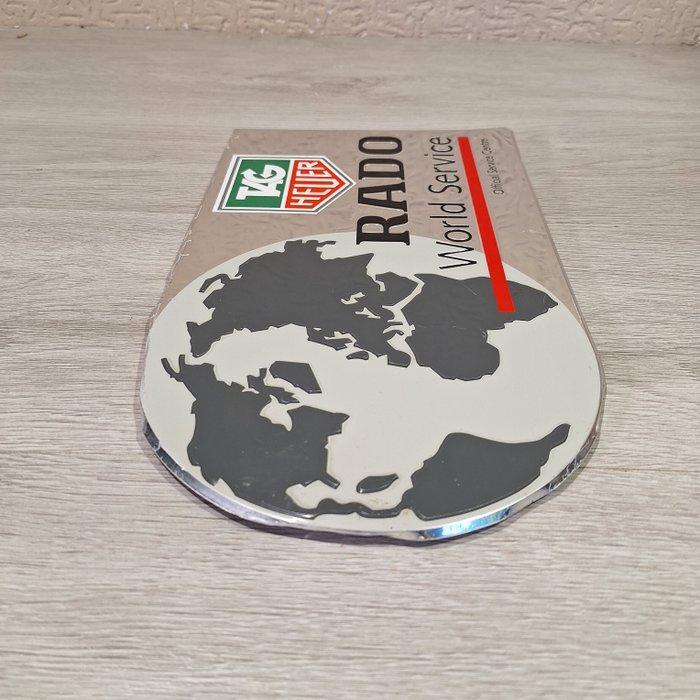 Tag Heuer RADO Officieel Servicecentrum - Reclamebord -, Antiek en Kunst, Antiek | Wandborden en Tegels
