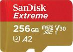 SanDisk | MicroSDXC | 256 GB | UHS-I | U3 | Extreme, Audio, Tv en Foto, Fotografie | Geheugenkaarten, Nieuw, Verzenden