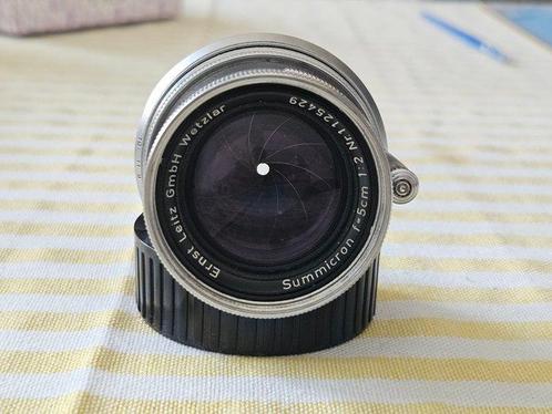 Leica Summicron 5cm 1:2 Nr 1125429 Prime lens, Verzamelen, Fotografica en Filmapparatuur