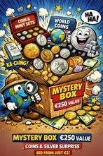 Wereld. Mystery Box – Coins & Silver Surprise - Value €250